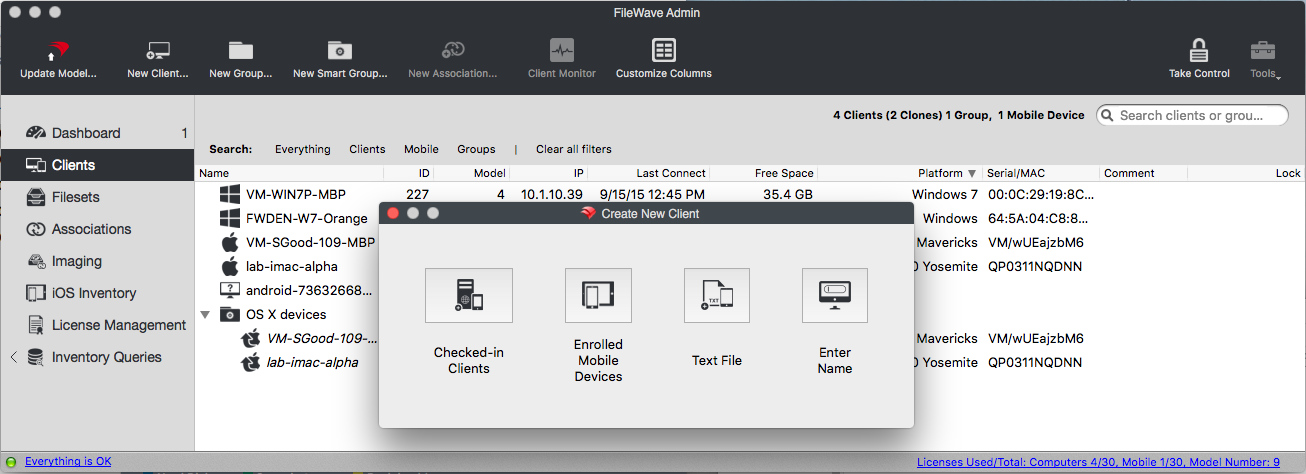 New user interface